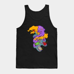 Octopus with Poison and Roses Tank Top